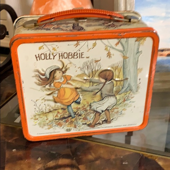 vintage holly hobbie lunch box